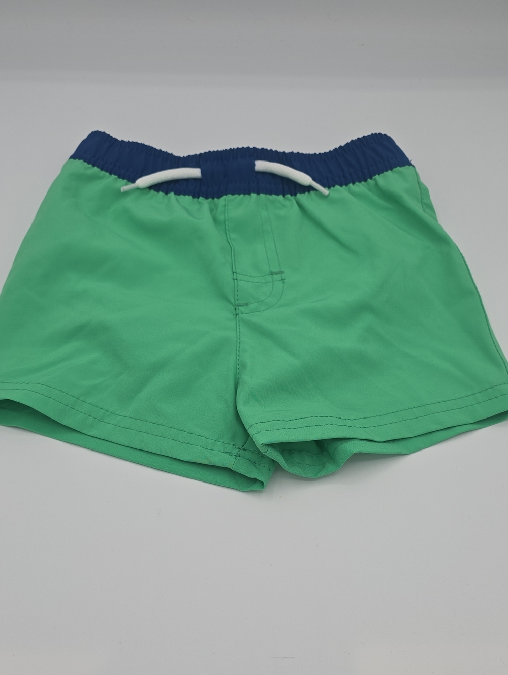 Wonder Nation Boys Green and Blue Swim Trunks Size 18 Months